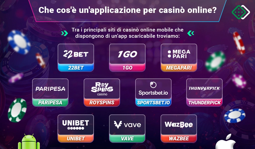 App mobili per casinò online