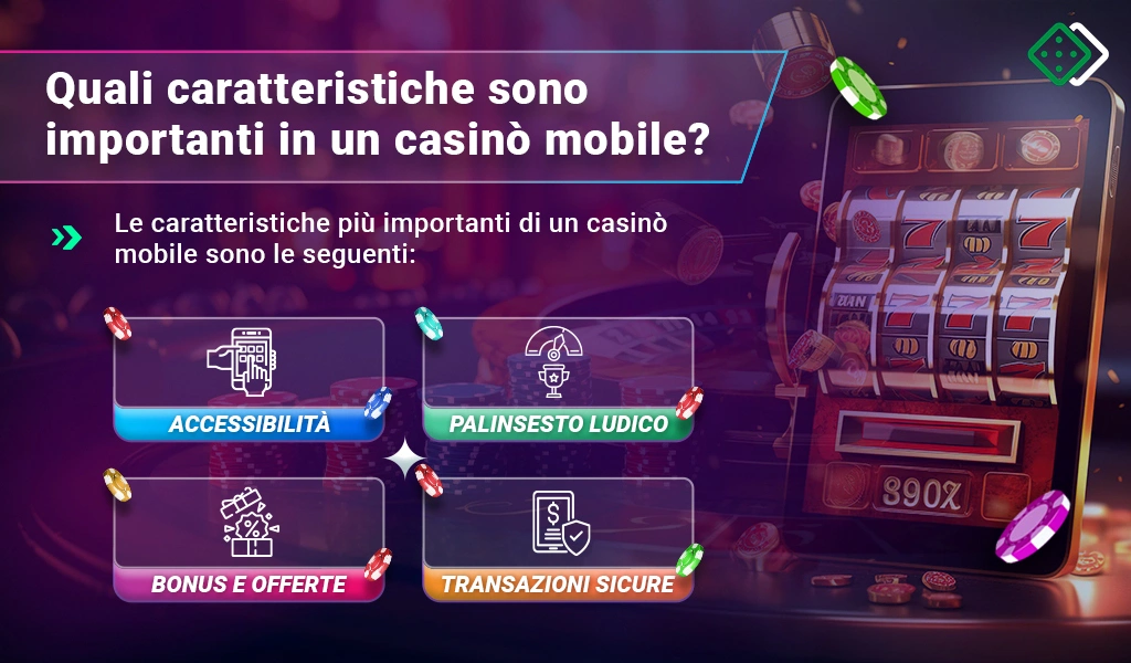 Caratteristiche importanti di un casinò mobile