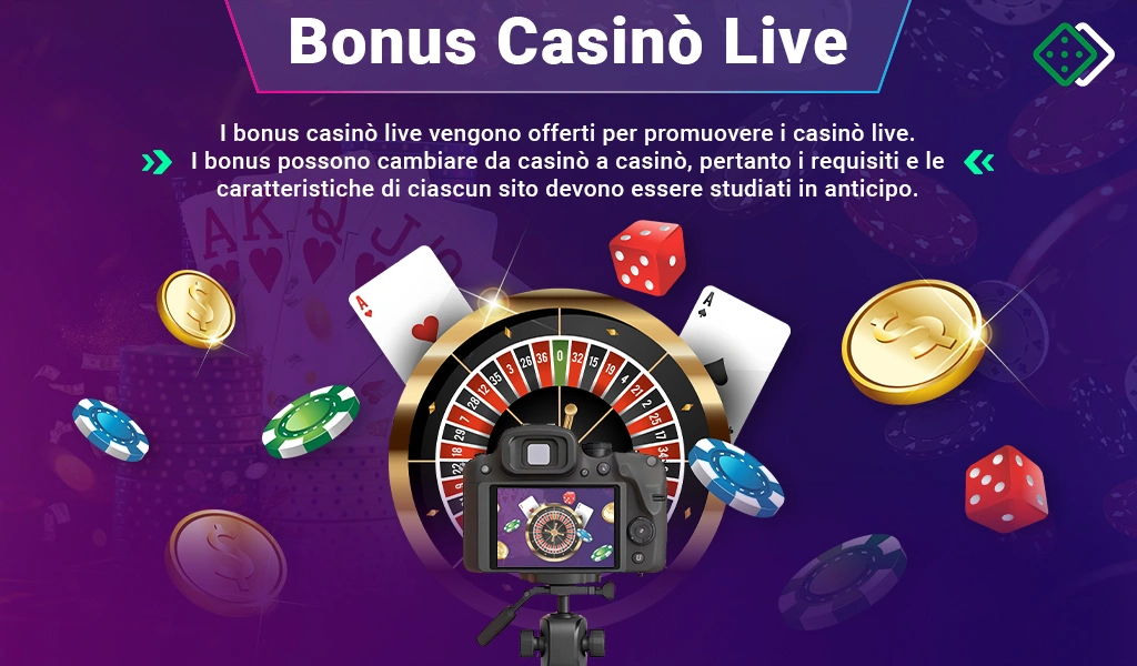 Dettagli sui bonus dei casinò live