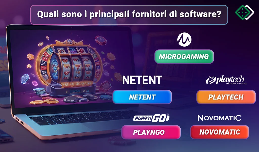 Principali fornitori di software per casinò