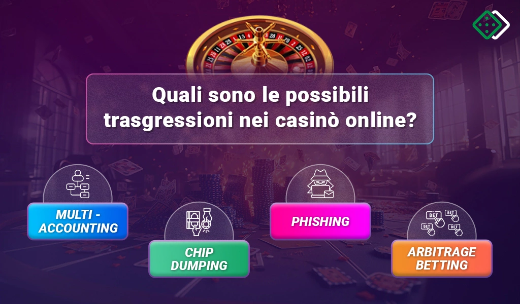 Possibili violazioni nei casinò online